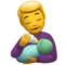 Man Feeding Baby emoji on Apple